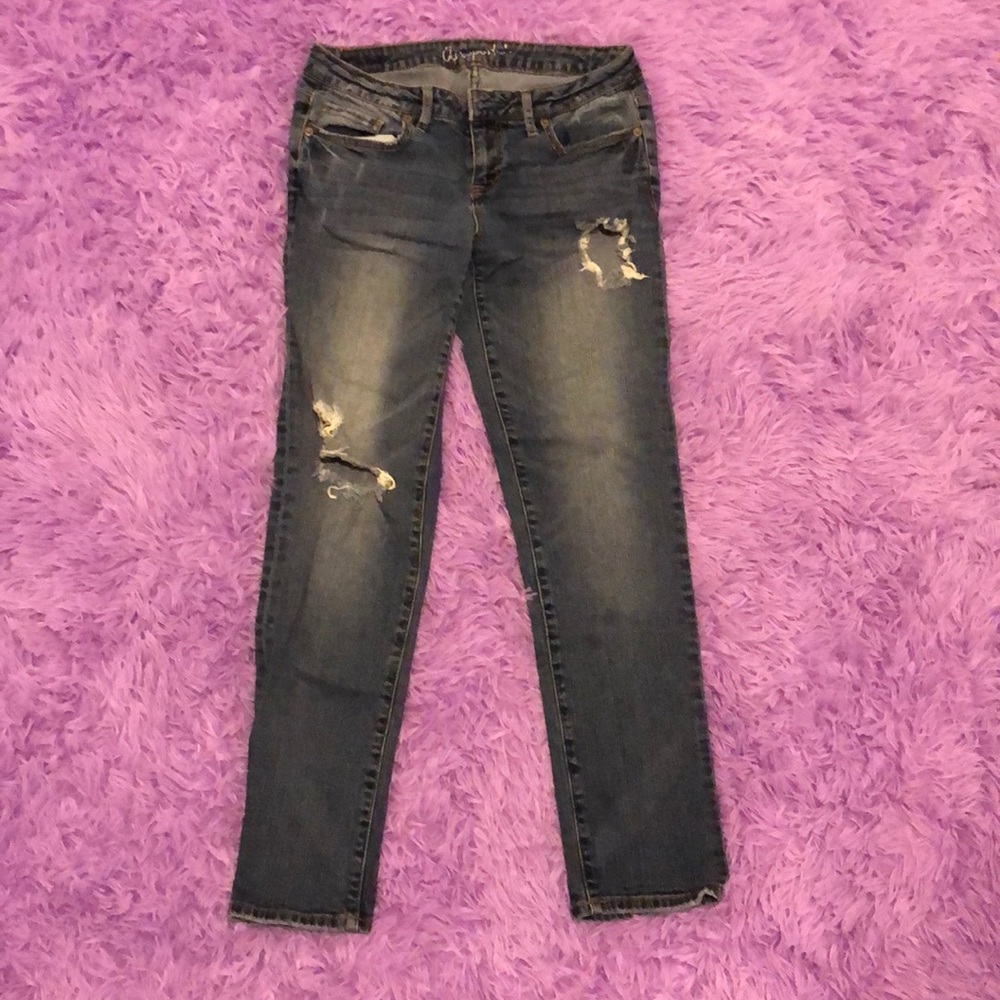Aeropostale Skinny Crop Jeans